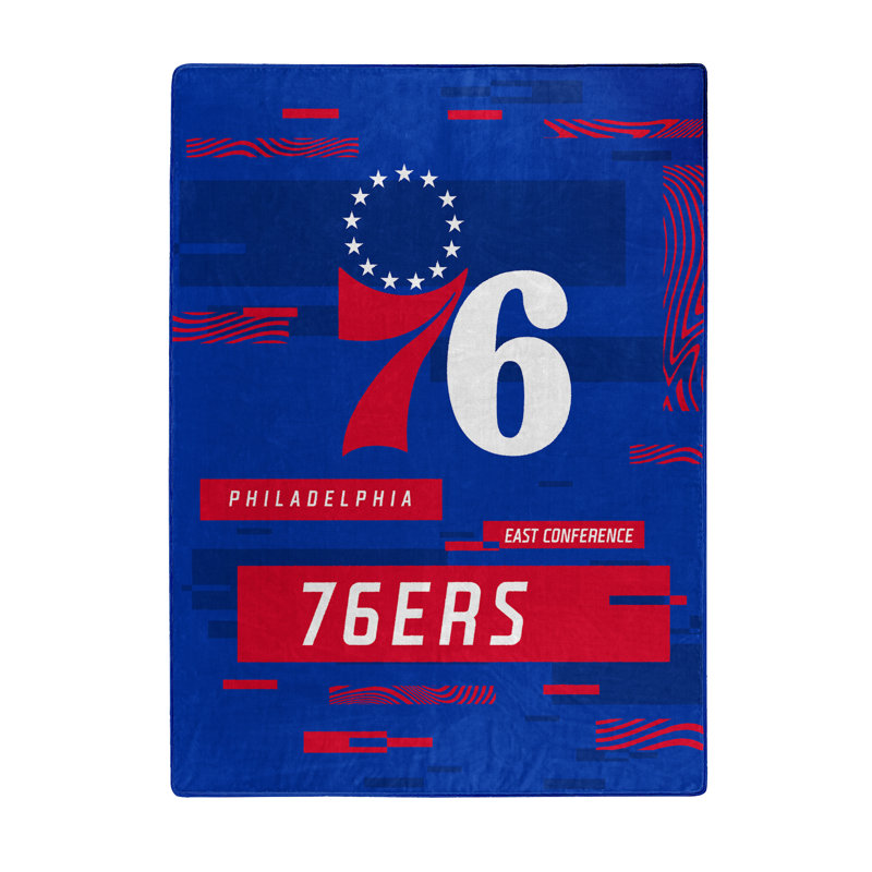 Throw Blanket, Blue/Red, Philadelphia 76ers