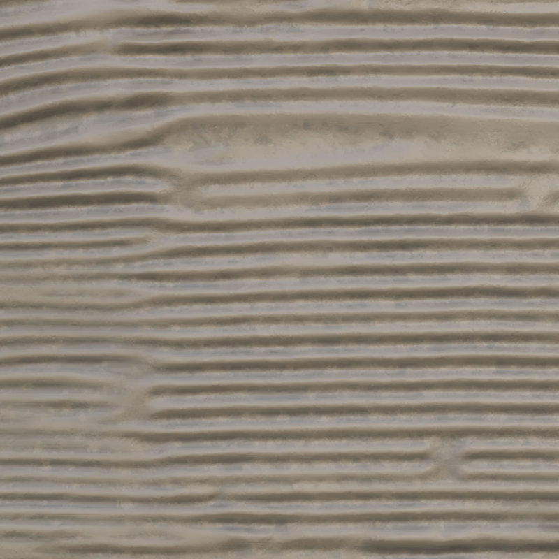Planche de poutre en faux bois Endurathane sablé, Coquillage, H 4 po x l 96 po x P 1 po