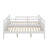 Twin Over Full Bunk Bed With Twin Size Trundle, Wooden Bunk Bed With Ladder And Safety Guardrail-493054858