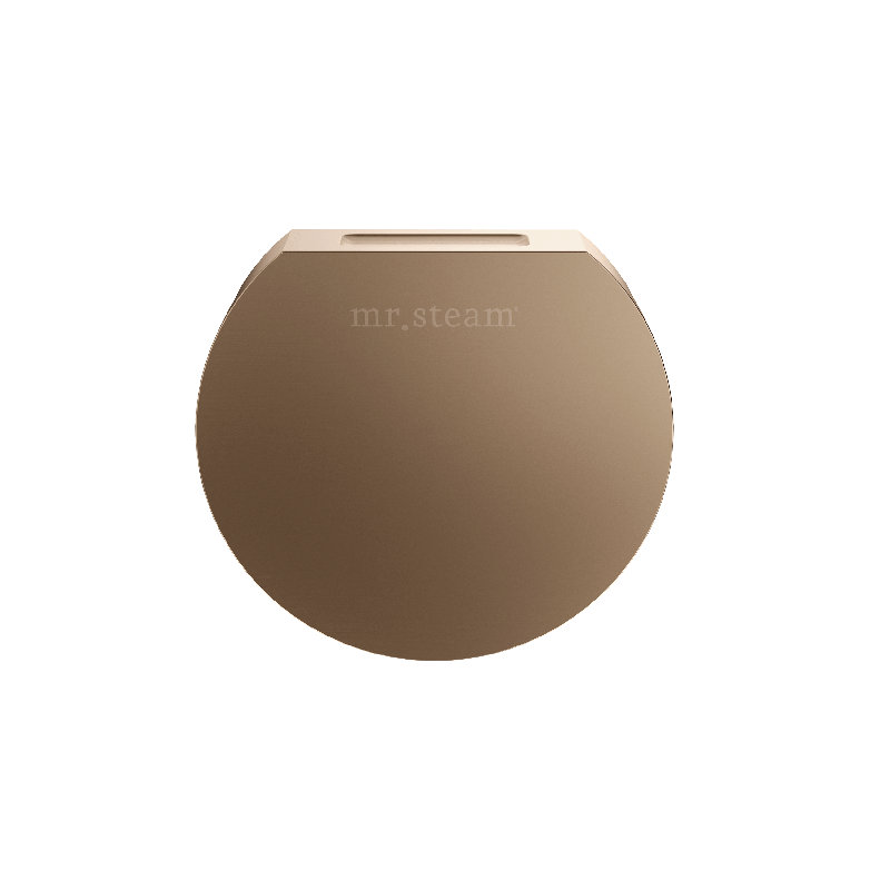 Tête à vapeur Designer avec réservoir AromaTherapie de 3 po rond , Bronze