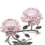 30.7Cm Glass Metal Tabletop Votive Holder