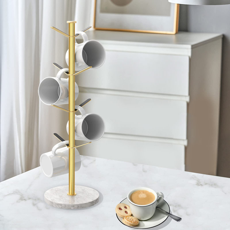 Mug Holder Tree, Gold