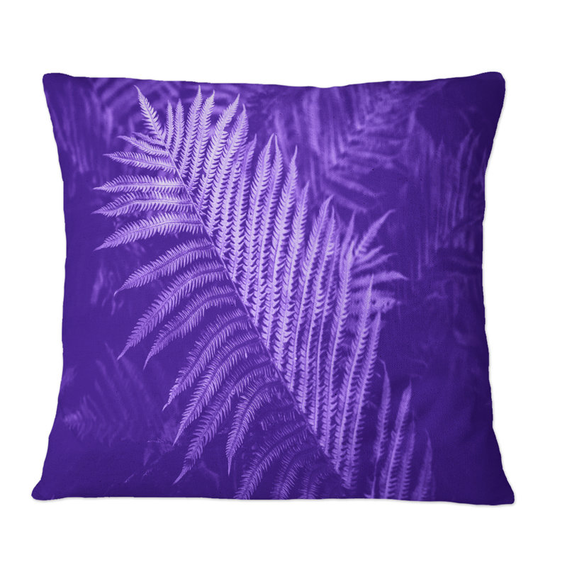 Coussin Macro Of Fern, 18 po x 18 po