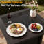 Square Propane Smokeless Fire Pit Table