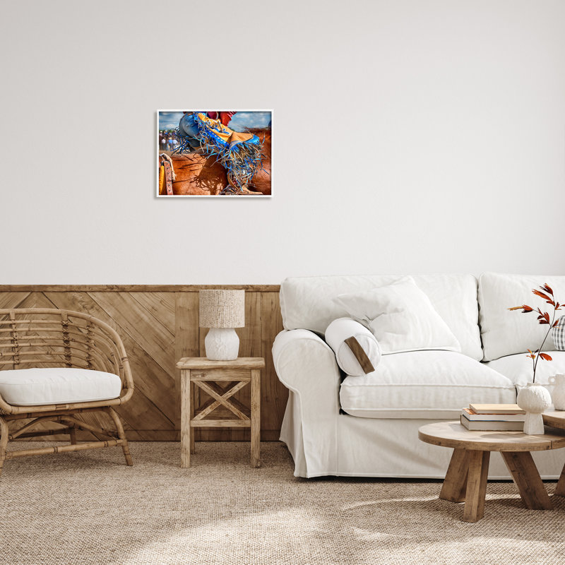«Stupell Industries Cowboy at Rodeo», reproduction d'art sur toile par Lisa Dearing, H 16 po x l 20 po x P 1,5 po