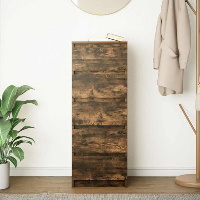 Sideboard With Drawers 37.5X35x99 Cm Engineered Wood
