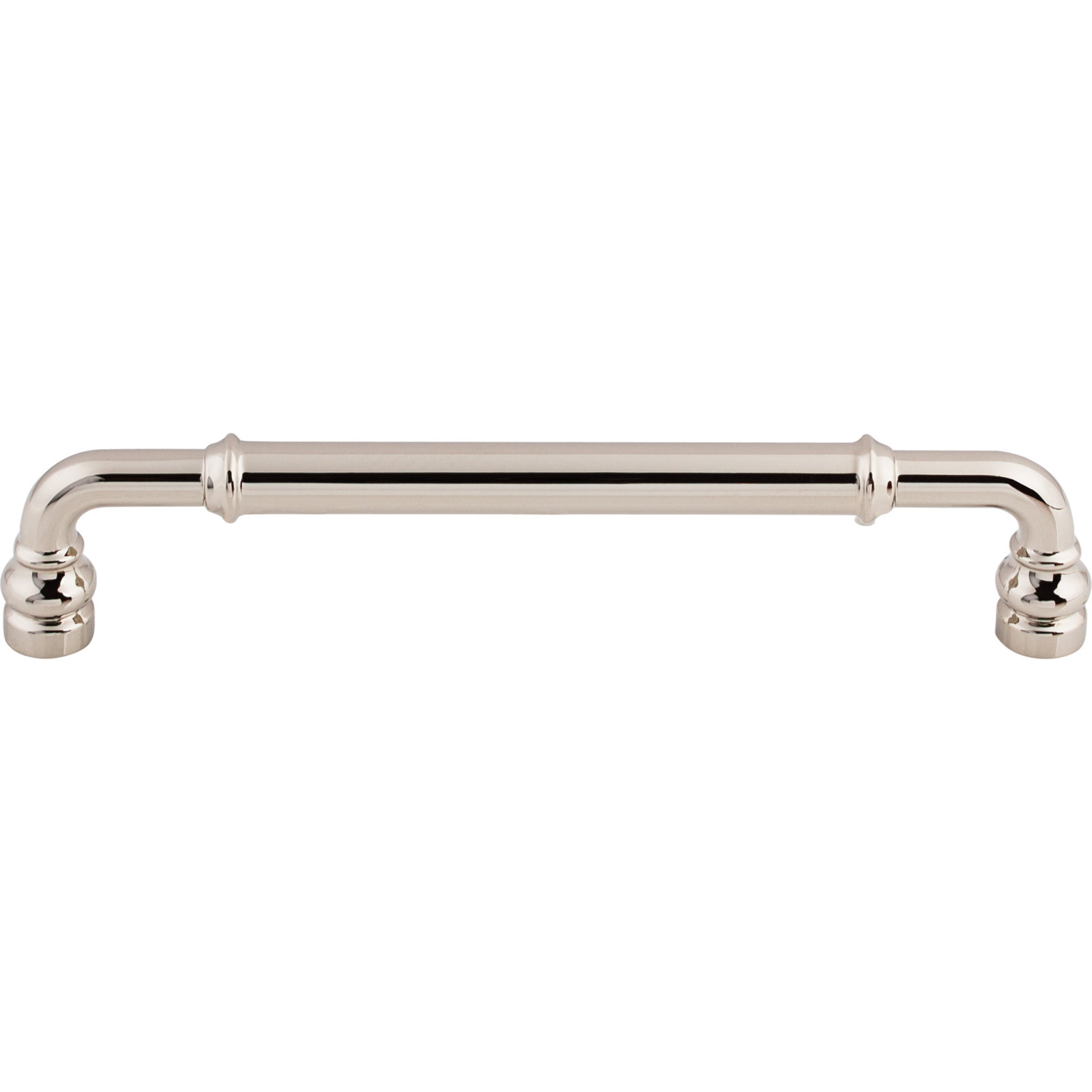 Brixton Bar Cabinet Pull, 6 5/16" Center to Center, Polished Nickel