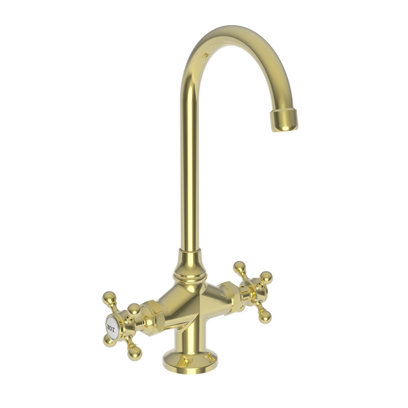 Chesterfield Double Handle Bar Faucet, Forever Brass (PVD)