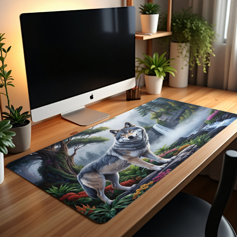 Polyester Desk Pad, 14.4x12.1