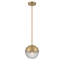 Mini-luminaire suspendu 1 lumière Luniva 8 "