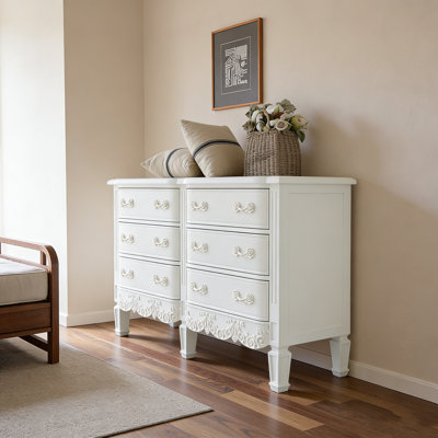 Cream-Style Large-Capacity Sideboard