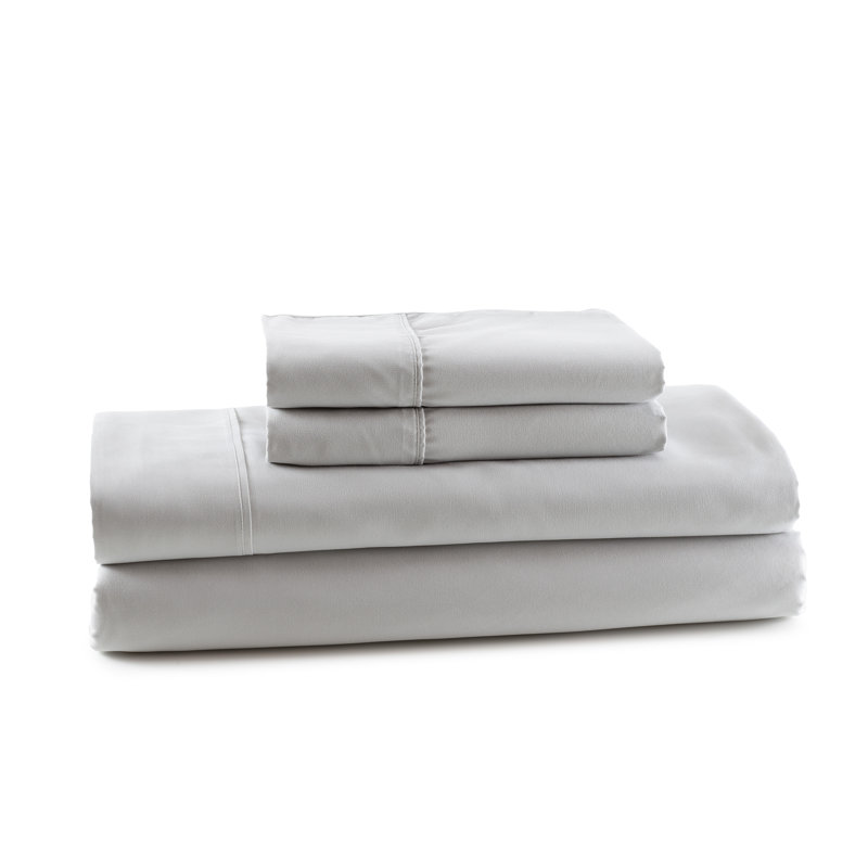 Lux Enzyme-Washed Double-Brushed 4pc. Sheet Set, Twin XL, Ivory