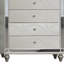 Manar 36 in. Silver Chest