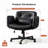 Criss Cross Legged Chair With Flip-Up Armrests, Swivel Office Chair, Computer Desk Chair For Home Office, Makeup, Bedroom-713886911