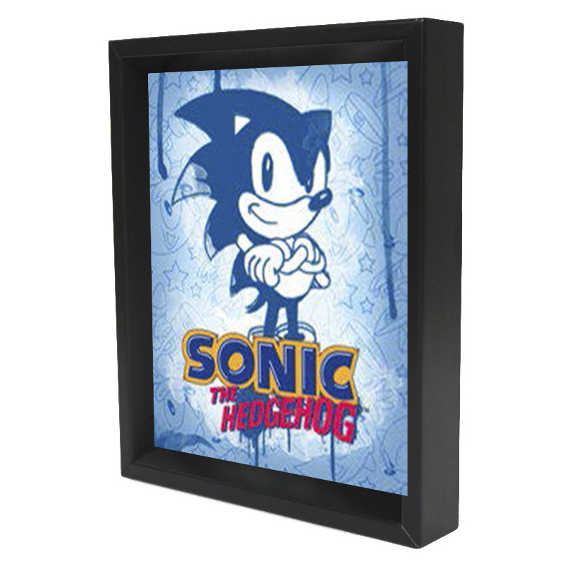 Art mural encadré Sonic