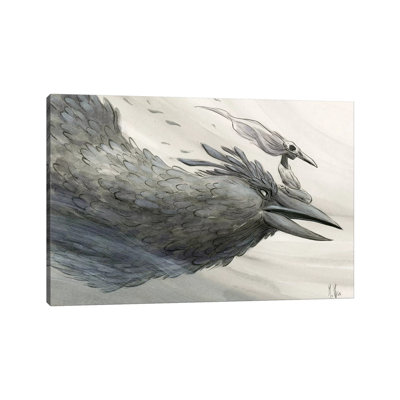 " Spirit Animals - Raven " by Martin Hsu Painting Print