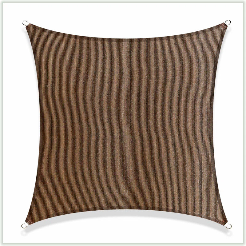 Toile d'ombrage carrée 10 pi x 10 pi Colourtree, Brun, 10 pi x 10 pi