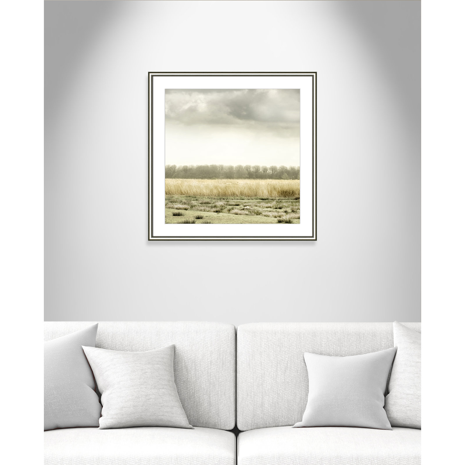 Henri "Meadowland" Print by Danita Delimont, 27.5" H x 27.5" W, Silver