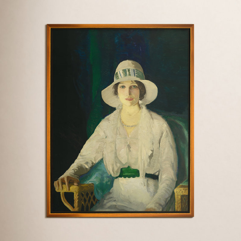 «Summer Portrait - Floater Frame», peinture sur toile
