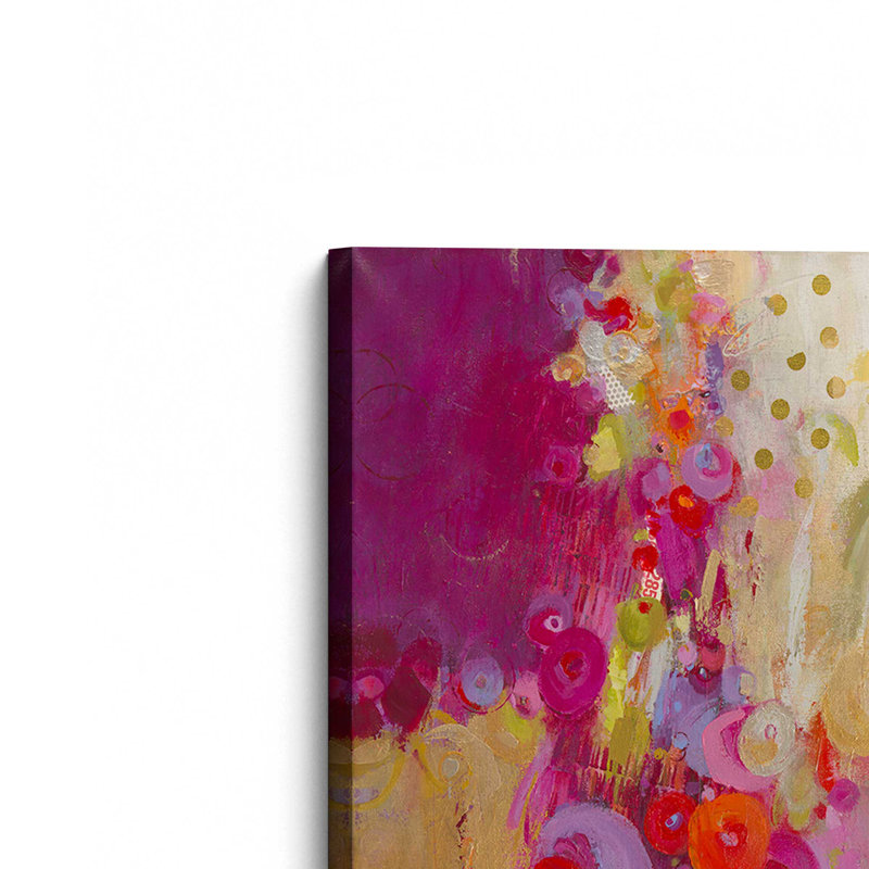 Reproduction d'art sur toile, "From What I Gather" par Janet Itsne, Reproduction sur toile tendue sans passe-partout