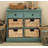 Beverly Wood 4 Baskets and 2 Drawers Storage Unit-1927166178