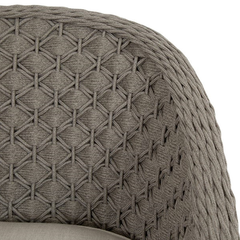 Marbella Outdoor Dining Armchair, Echo Ash Sunbrella®