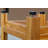 Oasis Bathroom Elegance EcoDecors 4-Tier Shower Shelf, Snazzy Corner, Teak Corner Shower Shelf, Shower Stand Corner, in Earthy Teak