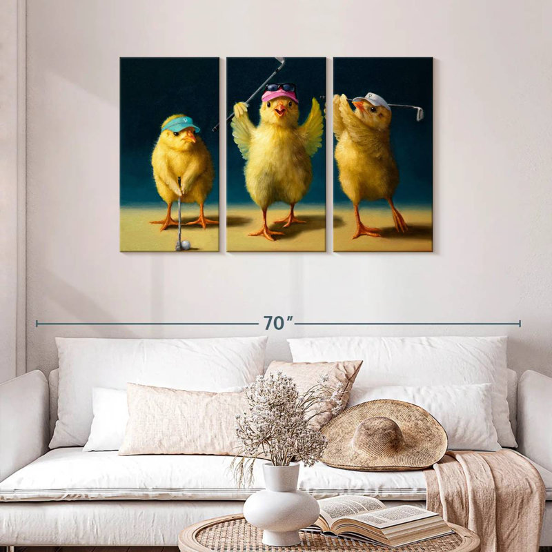 Ketti Yoga Chicks Golf Chicks, H 28 po x l 45 po