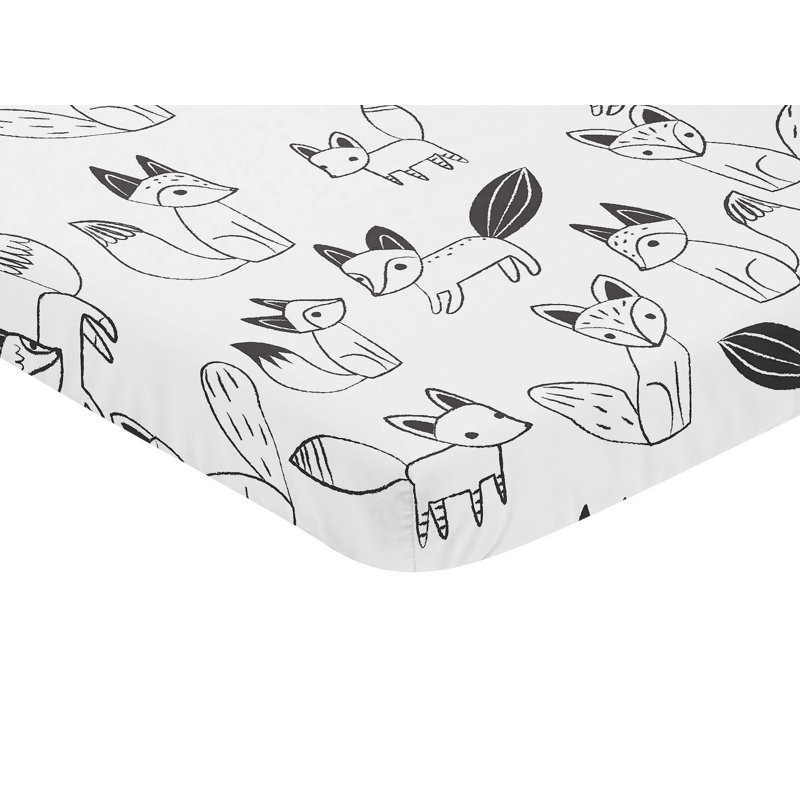 Mini drap-housse pour lit de bébé Fox