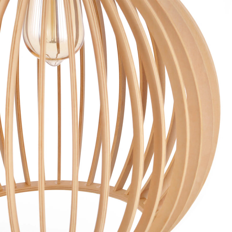Eleora 1 - Light Wood Single Pendant, Natural