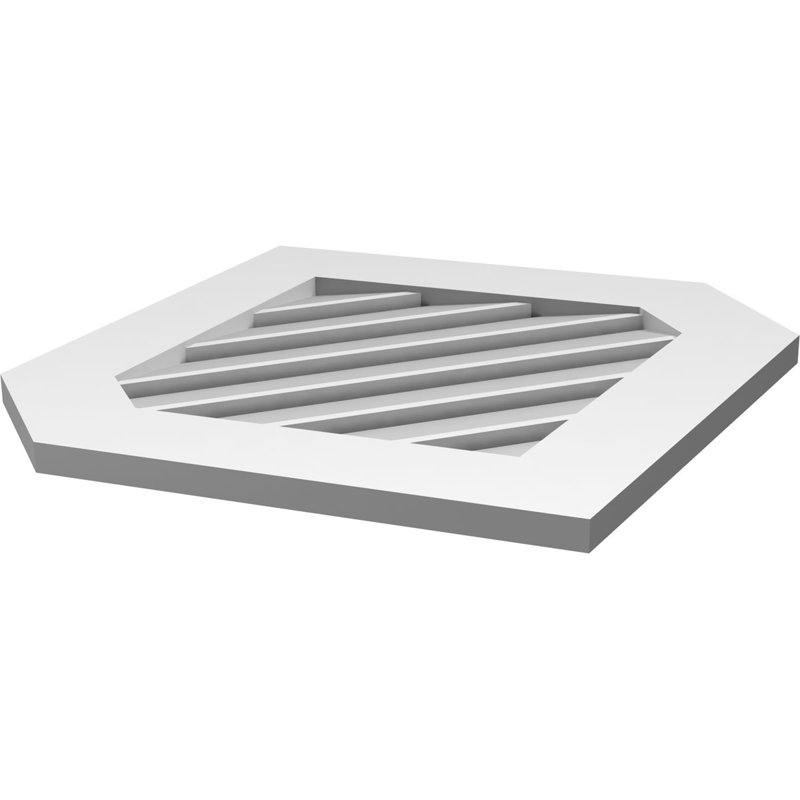Pente verticale verticale en uréthane Signature, H 1 po x l 26 po x L 28 po