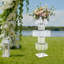 Support à fleurs à 5 niveaux pour réception de mariage-110476026
