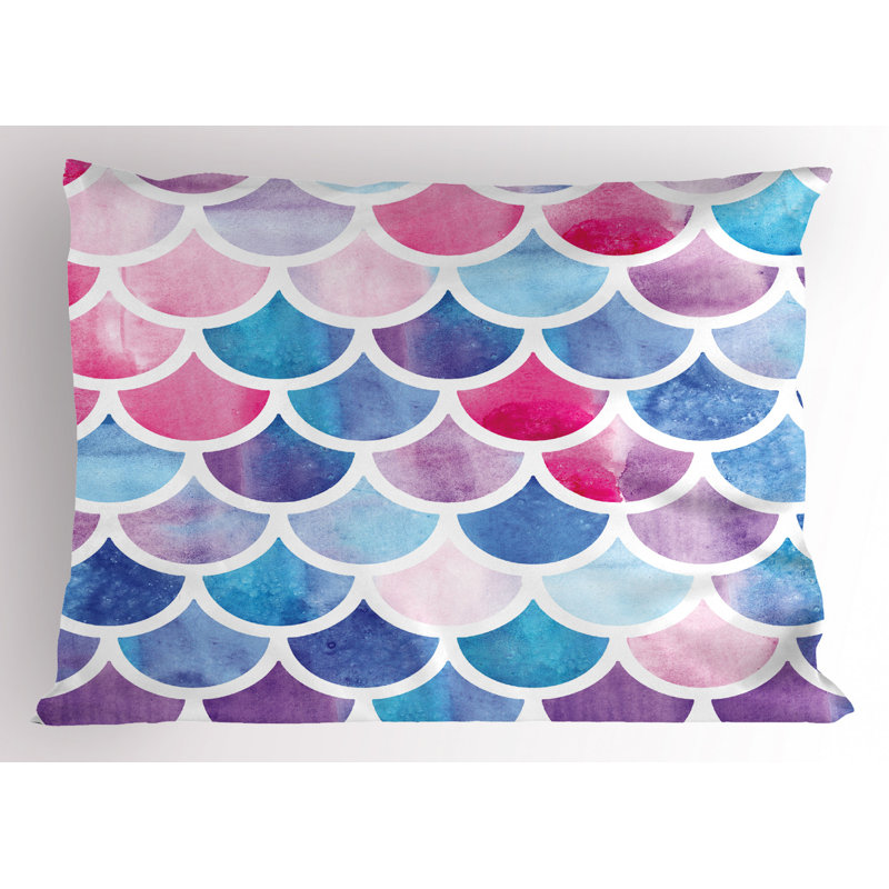 Fish Polyester Sham Set, Twin