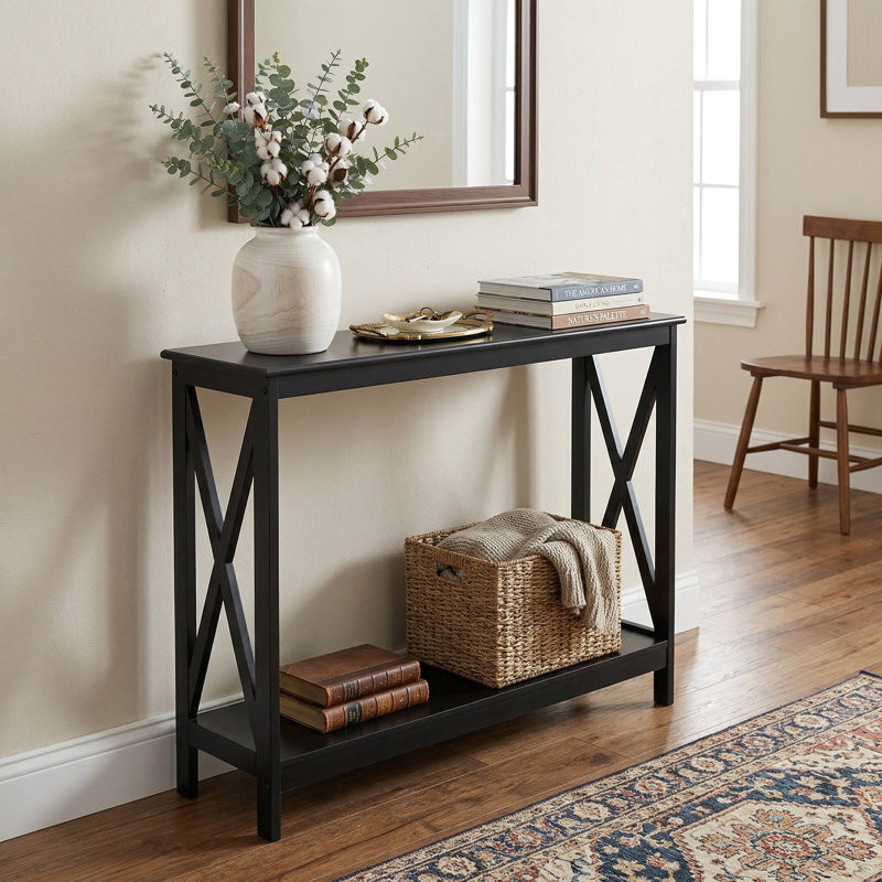Table d'appoint 2 niveaux, Noir