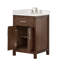 Beckett 24" Freestanding Single Bathroom Vanity with Quartz Top-409446870-409446868-428325919