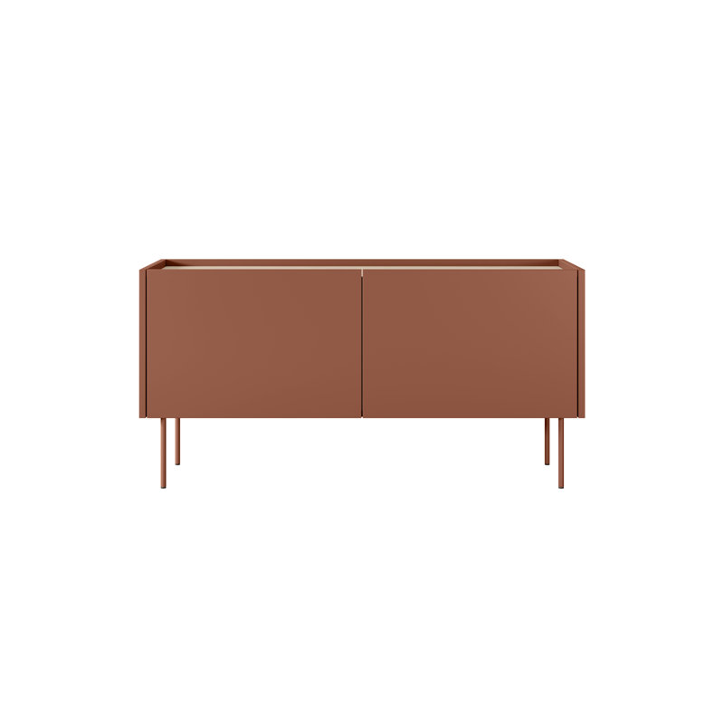 Carragh TV Stand for TVs up to 55", Ceramic Red