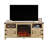 58" W Farmhouse TV Stand Fireplace-1932876991