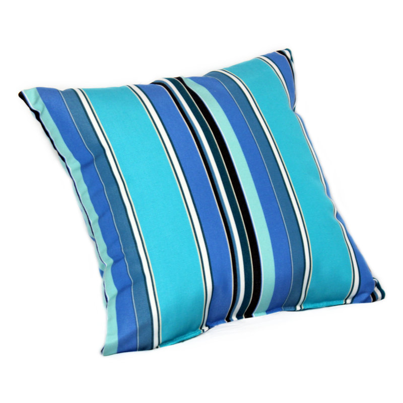 Striped Outdoor Throw Pillow
