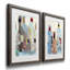 «The Wine Bottles III», ensemble de 2 reproductions d'art sur papier encadrées