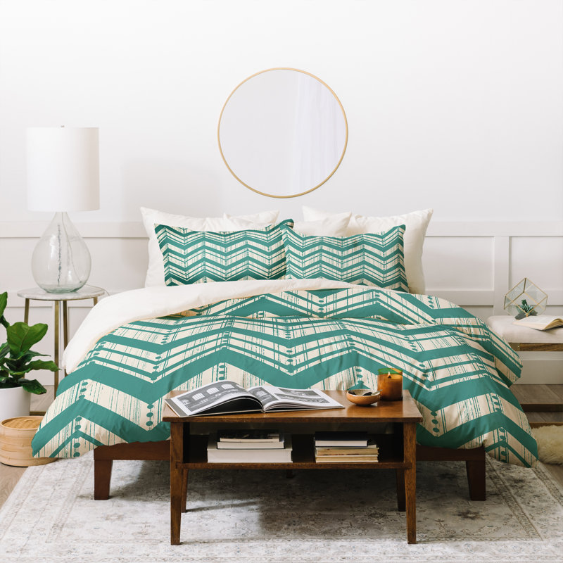 Housse de couette Heather Dutton, Housse de couette pour grand lit et 2 taies décor