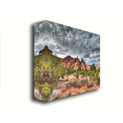Sandstone Fins by Scott Barlow. Giclee Gallery Wrapped Canvas with Float Frame