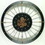 Horloge murale avec pignons en mouvement