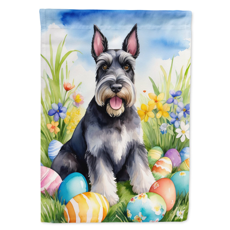 Easter Egg Hunt Double Sided 40'' H x 28'' W Polyester Easter House Flag