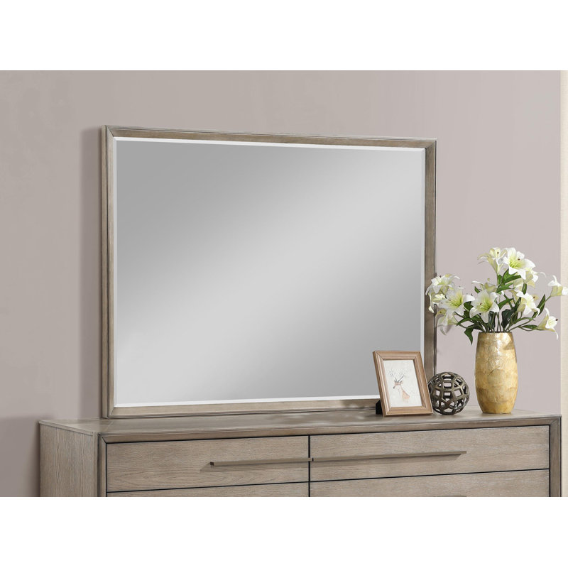 Commode et miroir Jeannie, Brun