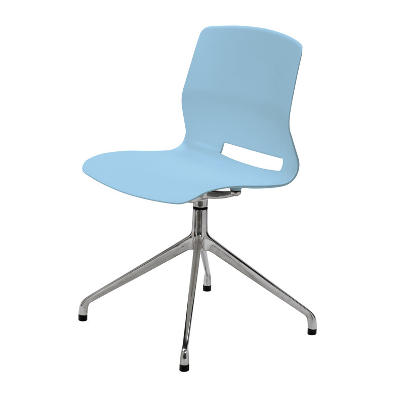 Chaise de travail à 4 colonnes Rolph, Bleu ciel
