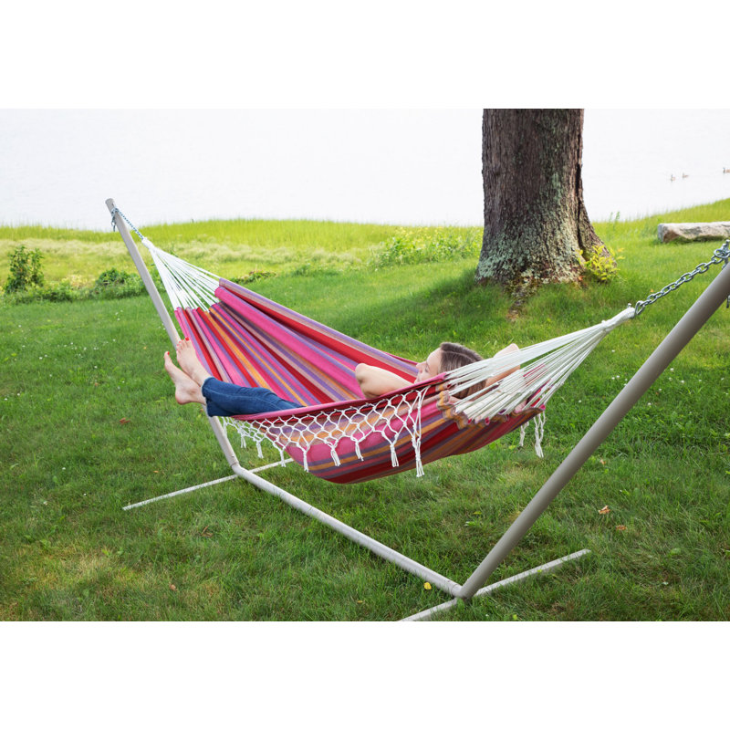 Hamac double classique (support non inclus), Rose