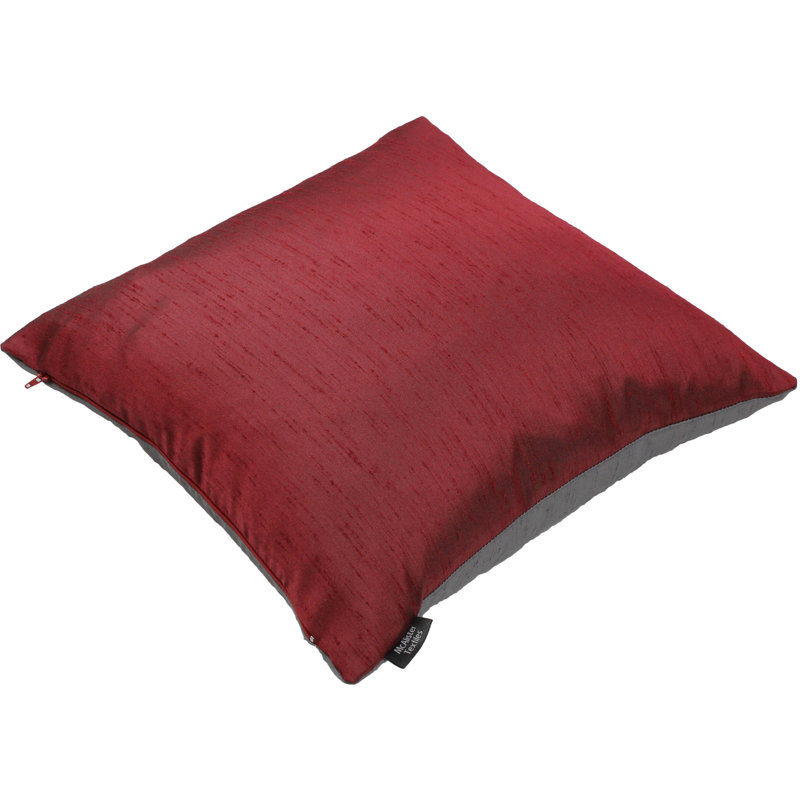 Bloxom Square Throw Cushion, Orange/Taupe, 60 x 60cm
