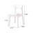 Burlywood Solid back side Chair(Set of 2)
