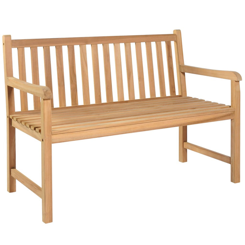 Banc de jardin en teck Bratislav, Anthracite