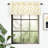 Zack Geometric Kitchen Valance Tailored 52 Window Valance-580022208-579233113